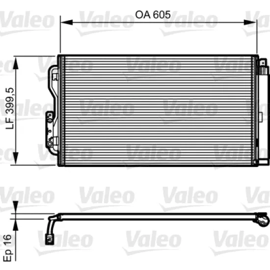 KLIMA RADYATORU BMW F20 F21 F30 F80