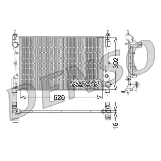 RADYATOR SU ( FIAT PUNTO EVO 1.3JTD )