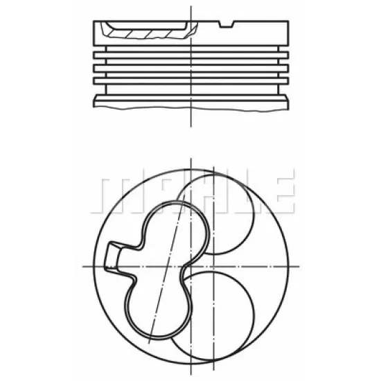 PİSTON SEGMAN 0.50 VECTRA A 1.7D X17DT ADET 79.5mm