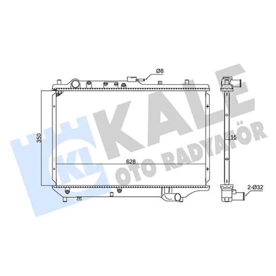 RADYATOR 90-95 MA.323 1.6 16V +MS