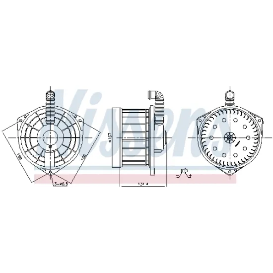 KALORIFER MOTORU 01-05 CIVIC.VII 12V