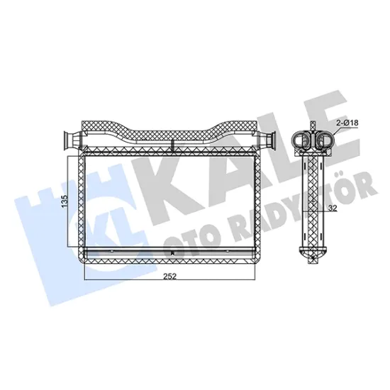 KALORİFER RADYATORU ( BMW F01-F02-F07-F10-F11 )