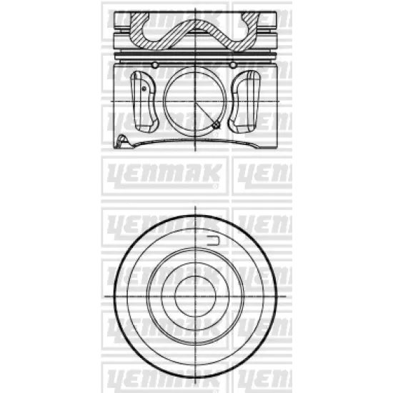 PISTON SEGMAN 84mm STD LAND ROVER DISCOVERY 3.0L AJD V6-DT20