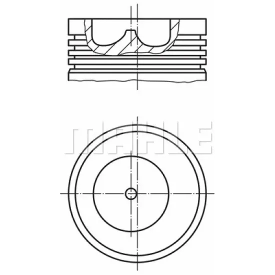 PISTON+SEGMAN STD 93.67 MM FORD TRANSIT T12 -T15 TURBO 100PS 2.5TD 00-01