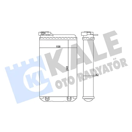 KALORİFER RADYATORU MEKANİK (OPEL OMEGA A / SENATOR B - LOTUS CARLTON / OMEGA)