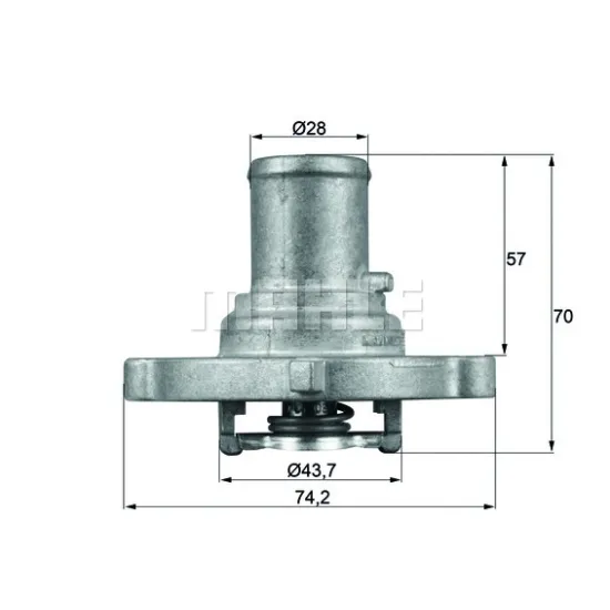 TERMOSTAT (87°) ALBEA PALIO STILO IDEA PUNTO STRADA MAREA 1,2 16 / 1,4 16V