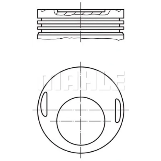 PISTON + SEGMAN 0.50mm (M102.981, 96mm) W123 80>85 S123 80>85 W460 82>92