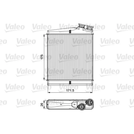 KALORIFER RADYATORU FREELANDER 2 06-14 EVOQUE 12-18 DISCOVERY SPORT 15> / S60 II S80 II V60 V70 III 