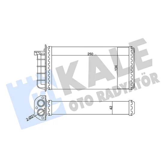 KALORIFER RADYATÖRÜ MEKANIK (250X140X42)