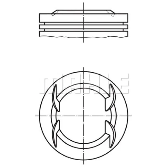 PISTON+SGM (ADET) 050 07> ASTRA.H 1.6 