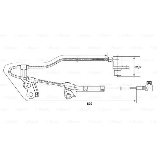 ABS SENSORU ON SOL (TOYOTA AVENSIS 1.6 VVT-I/1.8-2.0 D4D 03-08 )