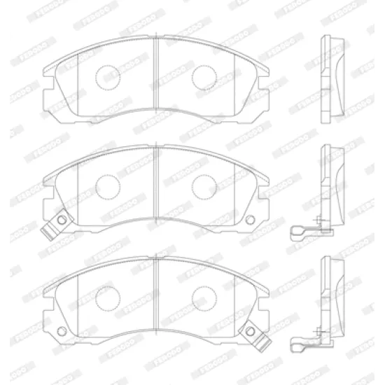 BALATA FREN ON-(MITSUBISHI PAJERO 90/99/GALANT 96/03 )