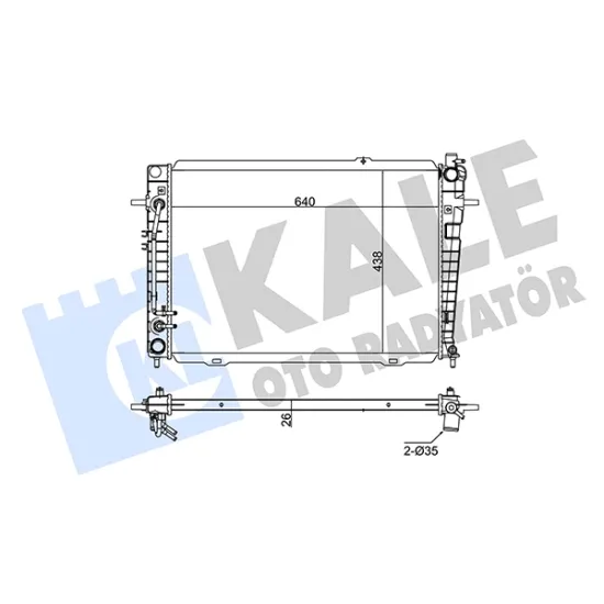 MOTOR SU RADYATORU HYUNDAI TUCSON SPORTAGE 2,0 CRDI 2004-2010 OTOMATIK (640×438×22)