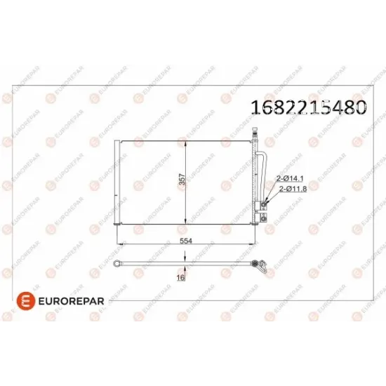 KLIMA RADYATÖRÜ 1.4 BENZINLI/DIZEL