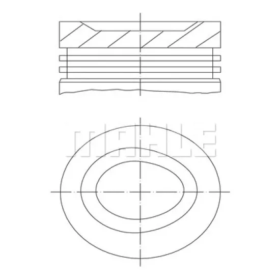 PISTON+SEGMAN-(STD)-(75.50)-(HYUNDAI EXCEL 90/95 1.5 /MITSUBISHI LANCER 86/91 1.5 4G15 )