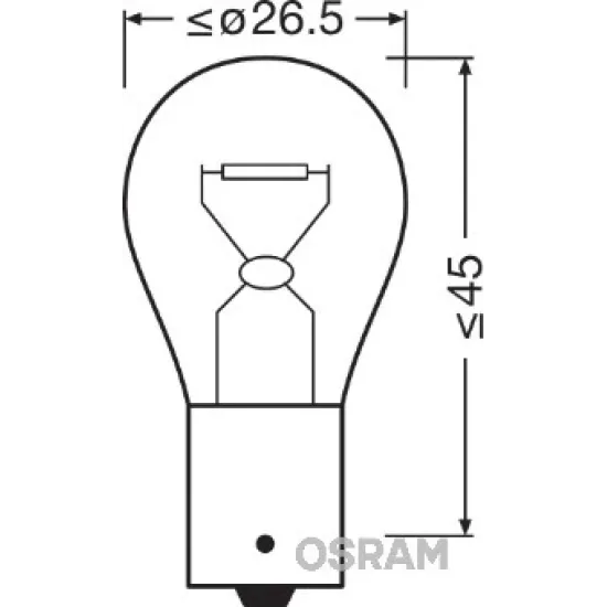 12V PY21W 21 Watt SARI STANDART ISIK UZUN OMUR