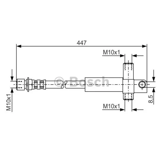 ARKA FREN HORTUMU TAKSİTMATLI ( FORD TRANSİT 2.5 85-91 )