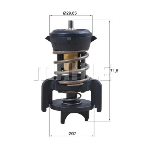 TERMOSTAT-JOOP (VW CADDY 16-  CRAFTER 17-  GOLF 13-  PASSAT 13-  POLO 13-  TRANSPORTER 20-)