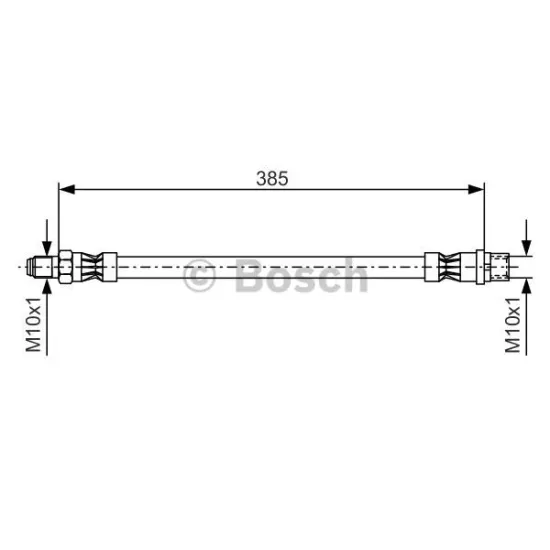 FREN HORTUMU ON 96-07 C-SERI (W202-S202) E-SERI (W210-S210) *O.SIP*