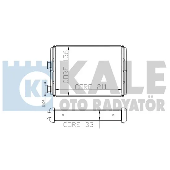 KALORIFER RADYATORU DOBLO 1.9 JTD MPV