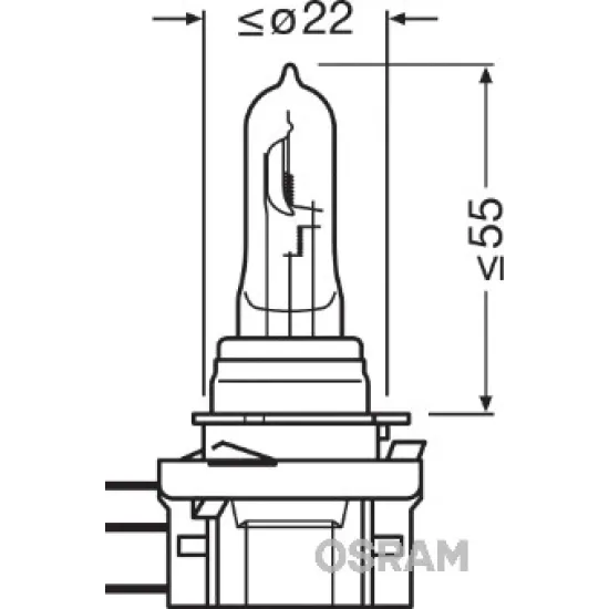 OSRAM HALOJEN AMPÜL 12V H15 64176 15/55W (WATT 15/55 WATT VOLT 12VOLT)