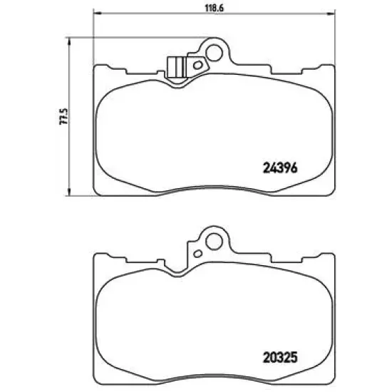 FREN BALATASI ARKA LEXUS GS 300 350 450 460 LEXUS RC 350 14-