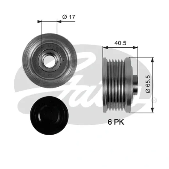 ALTERNATOR KASNAGI (FIAT DOBLO 1.9JTD 05-/OPEL ASTRA H 1.9CDTI 05-)