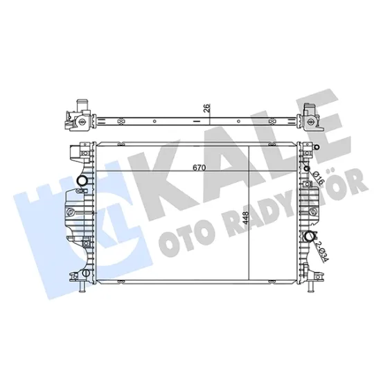 SU RADYATORU BRAZING MONDEO 1.5ECOBOOST/2.0TDCI 13>