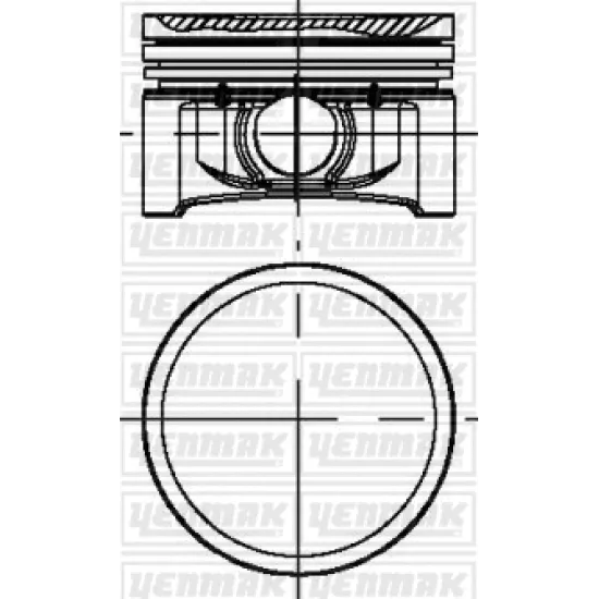 PISTON+SGM (ADET) STD CLIO-TWINGO 1.2 16V *69* *D4F*