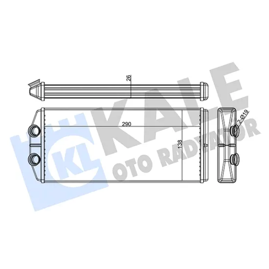 KALORIFER RADYATORU 08> PARTNER-BRL 1.6i-hdi 16V 