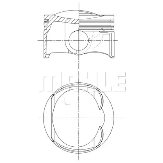 PISTON+SGM (ADET) 050 PASSAT-A3-A4-A5 1.8tfsi-tsi 16V *83.01*