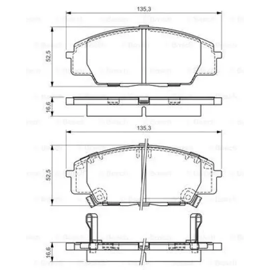 FREN BALATA ON 02-06 CIVIC HB TYPE-R