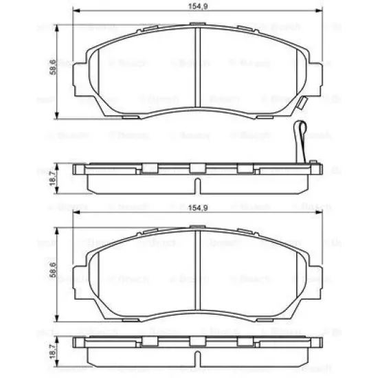 FREN BALATA ON 02> HA.CR-V 2.0 2.4i-vtec +FIS