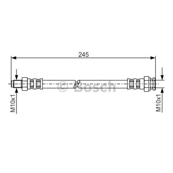 KM04 HORTUM FREN ON R/L-(MITSUBISHI L300 90/11 KISA )