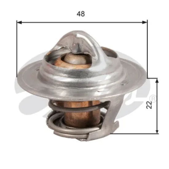 TERMOSTAT 92 C (OPEL CORSA A1.2-1.4 ASTRA F 1.4/1.6 VECTRA A/B 1.6)