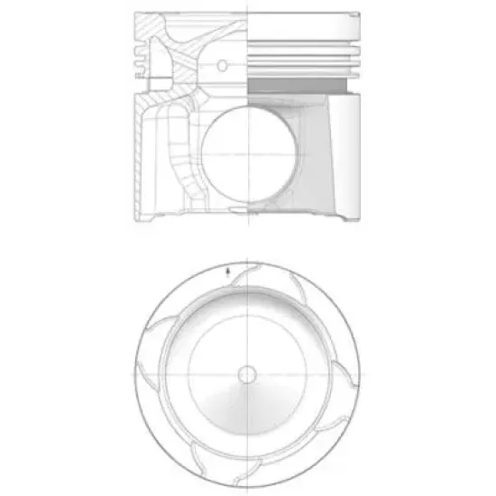 MOTOR PISTON-SEGMAN 130 MM ALIMINYUM DAF CF 85 / PACCAR MX 340S2 EURO 5