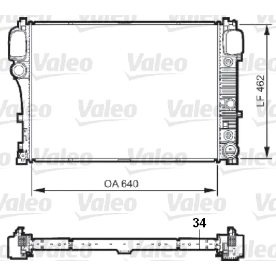 SU RADYATORU (MERCEDES W221 / S 250-S 280-S 300-S 320-S 350)