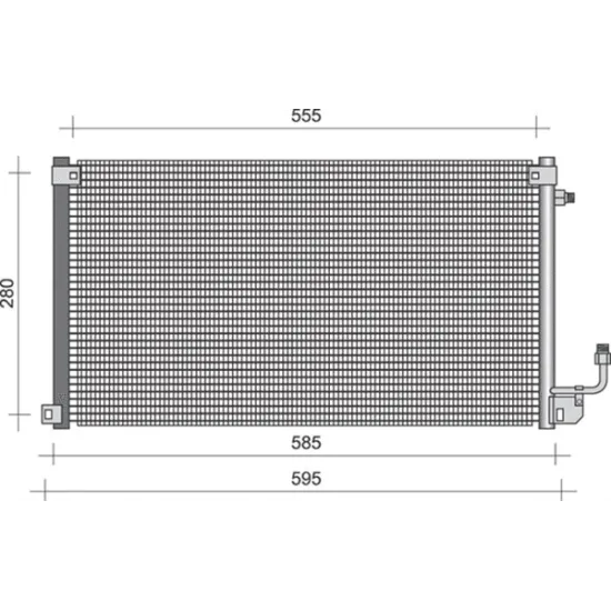 KLIMA RADYATORU (CITROEN SAXO 1.1- 1.4- 1.6-1.5 D)