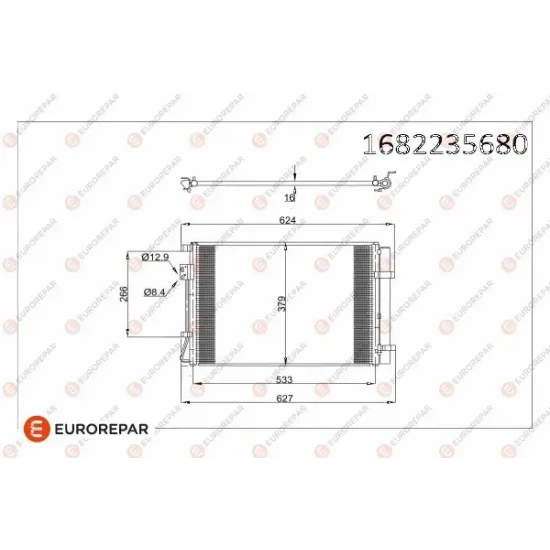 KLIMA RADYATORU KIA RIO 1.25 1.4 STONIC 1.2 1.4 2016 -/