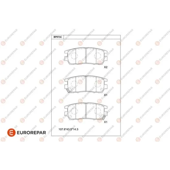 FREN BALATASI ARKA MITSUBISHI PAJERO 90-00