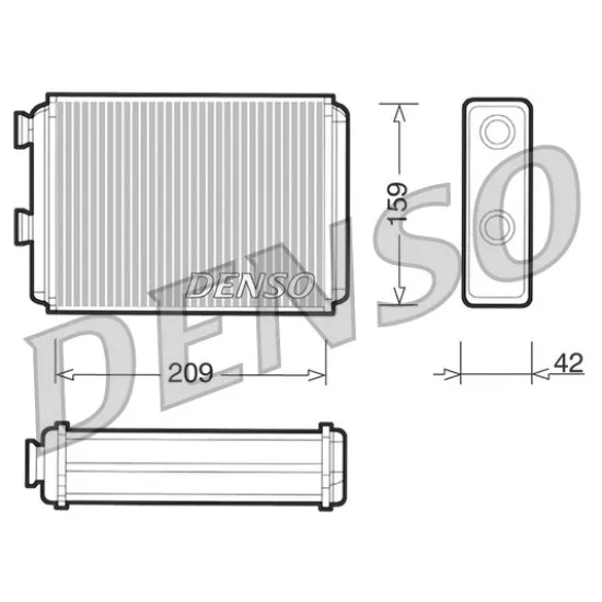 KALORIFER RADYATORU 1 SIRA ALB SISTEM ( FIAT DOBLO IDEA)