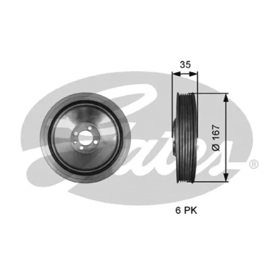 KRANK KASNAGI ( FIAT 1.6D BRAVO II 500/ ALFA 1.6JTDM GIULIETTA MITO /OPEL 1.9CDTI ASTRA H VECTRA C /JEEP RENEGADE 1.6CRD 2.0CRD