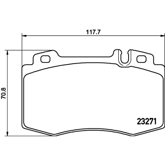 ON FREN BALATASI-KABLOLU- (VW GOLF 13-  AUDI A3 13-16  SEAT LEON 13-)