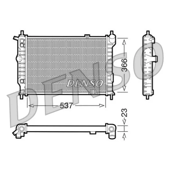 SU RADYATORU KLIMASIZ OTOMOTIK SAN. ( OPEL ASTRA F NAC 1.4 1.6 1.8 2.0 92-98 ) X20XEV C20XE