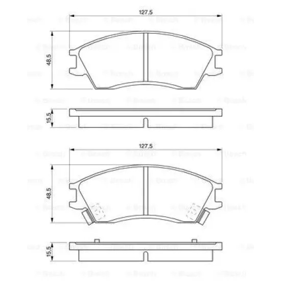 BALATA FREN ON-(HYUNDAI ACCENT 95/06/GETZ 00// )