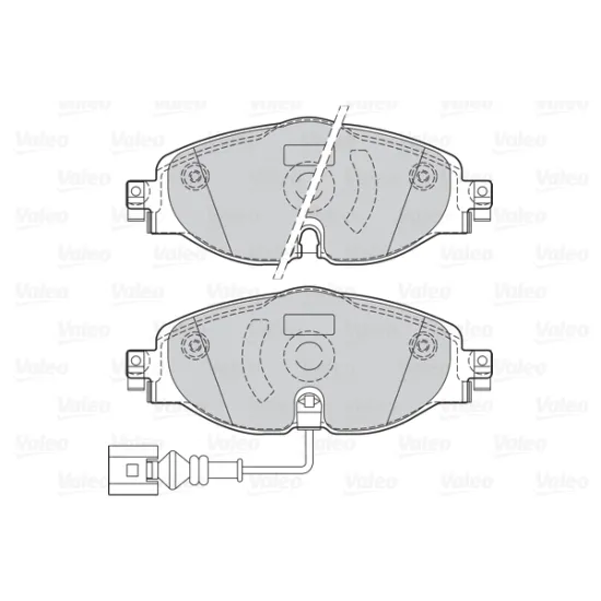 ON FREN BALATASI-KABLOLU- (VW CADDY 16- GOLF 13- AUDI A3 13- SEAT LEON 13- SKODA OCTAVIA 13-)