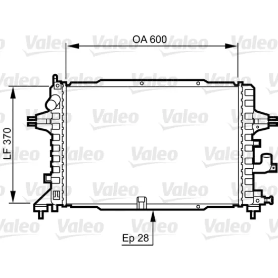 SU RADYATORU ( OPEL ASTRA H 1.3 1.7 CDTI )