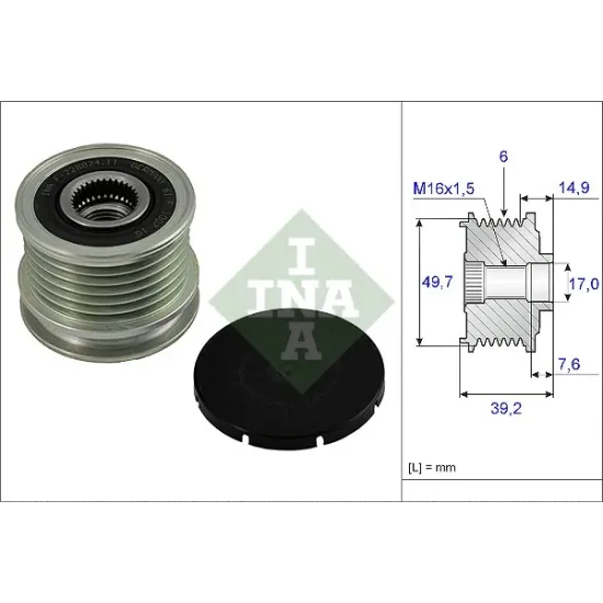 ALTERNATOR KASNAGI (MERCEDES OM611,612,613-OM646,647,648-OM651 / SPRINTER-VITO-VIANO)