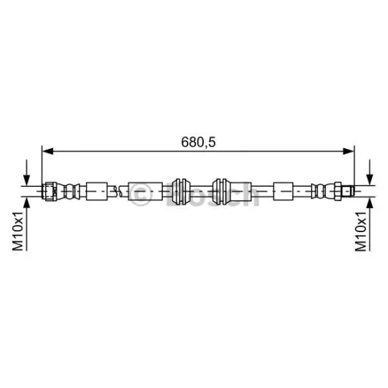 FREN HORTUMU ON X166 12>15 W166 15>18 C292 15>19