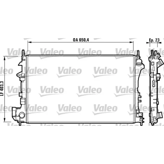 SU RADYATORU ( KLIMALI ) ( OPEL VECTRA C 1.6 Z16XE 0206 )